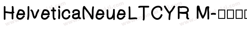 HelveticaNeueLTCYR M字体转换